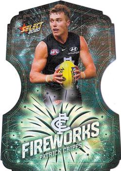 2020 Select Footy Stars - Fireworks Diecuts #FDC17 Patrick Cripps Front